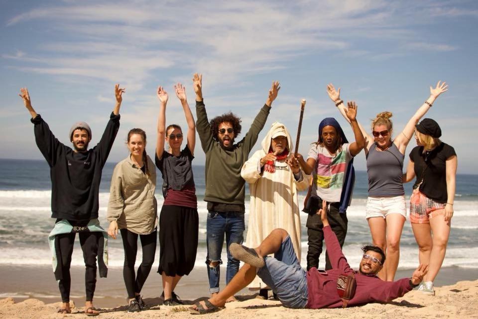 Hostel Sunside Surf House Taghazout Exterior foto